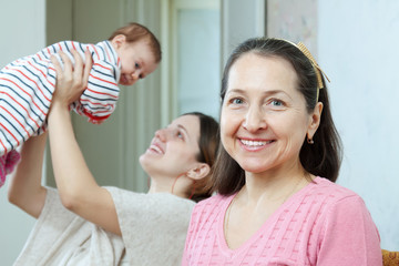 Fototapeta premium Portrait of happy mature woman
