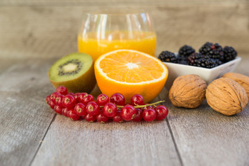 Citrus,berries and nuts