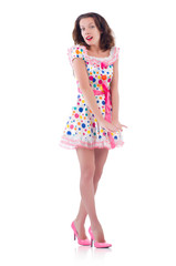 Young woman in fashion concept