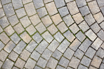 rectangular stone pavement