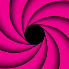 Pink rainbow swirl, Abstract color background