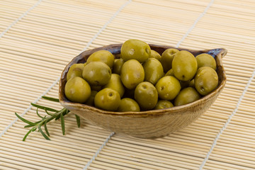 Green olives