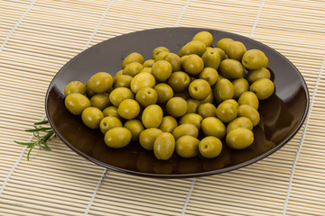 Green olives