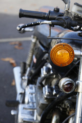 Fototapeta premium clignotant de moto