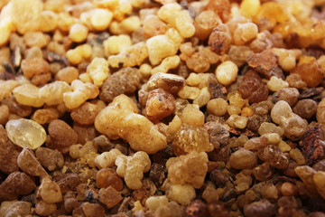 Spices and herbs on oriental market