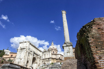 Ancient Rome Forum, Temple, Italy Series