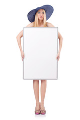 Young woman in fashion concept