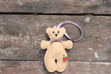 Obraz premium Мишка из фетра