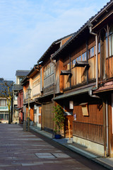 Higashi Chaya District in Kanazawa, Japan