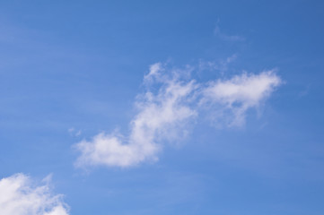 Blue sky and clouds