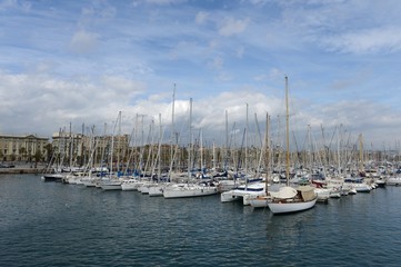Fototapeta na wymiar Port de Barcelona