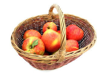 A whole basket of apples