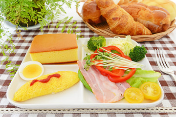 美味しそうな朝食