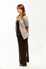Fascinating business woman standing