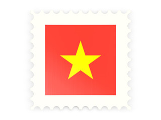 Postage stamp icon of vietnam