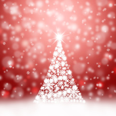 Abstract Christmas tree background