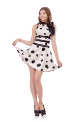 Young woman in fashion concept