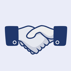 Handshake vector icon