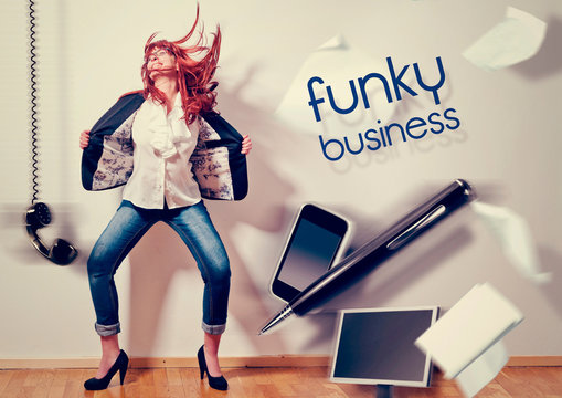 funky businesslady - business rocks 02