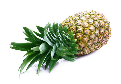 Ripe juicy pineapple.