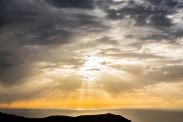 Tischdecke Sunset at La Palma, Canary Islands © Noradoa