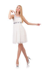 Woman in fashion clothing concept