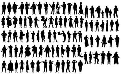 People silhouette