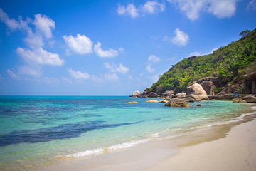 Obraz premium Tropical beach in Thailand on Koh Samui