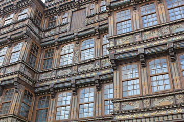 Hildesheim: Wedekindhaus am historischen Marktplatz (Nieders.