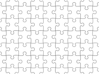Jigsaw puzzle seamless background