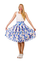 Young woman in fashion concept