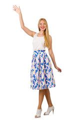 Fototapeta premium Woman in fashion clothing concept