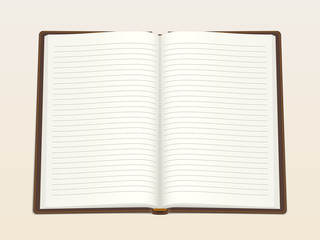 Empty notebook