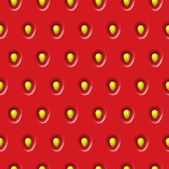 Seamless strawberry texture