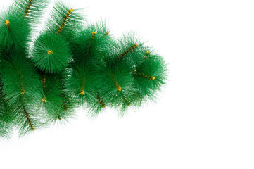Obraz premium Christmas tree isolated on the white background