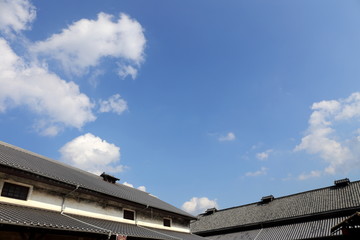 Fototapeta premium 日本家屋の屋根