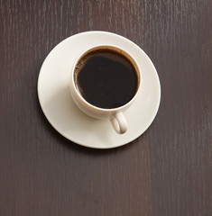 Cup of coffee at workplace