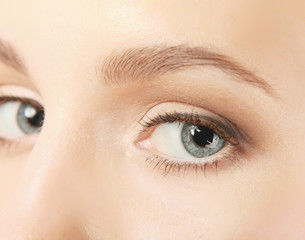 Obraz premium Twarz kobiety z pięknym makijażem