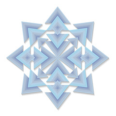 Snowflakes. Winter pattern.