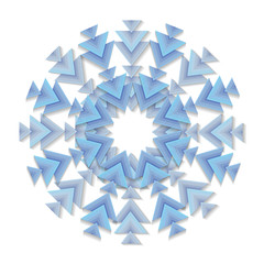 Snowflakes. Winter pattern