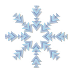 Snowflakes. Winter pattern