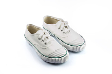 White sport shoes