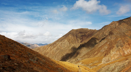 mountain in the cloud