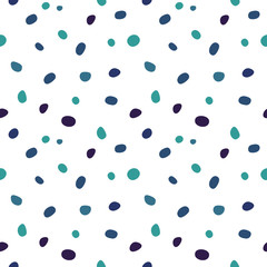 Handdrawn Polka seamless patten