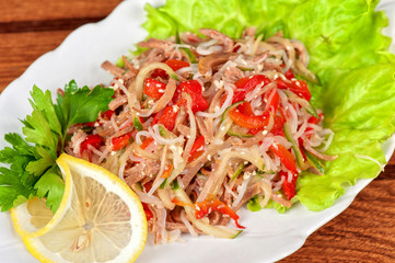 Fresh funchozy salad