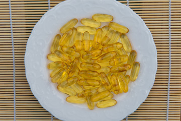 Omega 3 capsules from Fish Oil