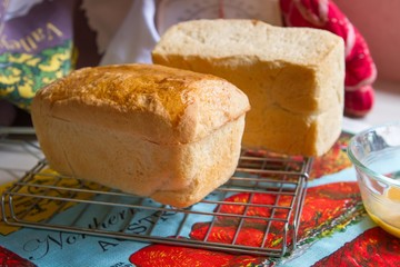Home-made white bread