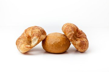 hard roll and croissant,