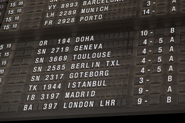Fototapeta premium Terminal Info Board - 15