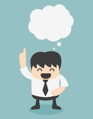 Business with speech bubbles